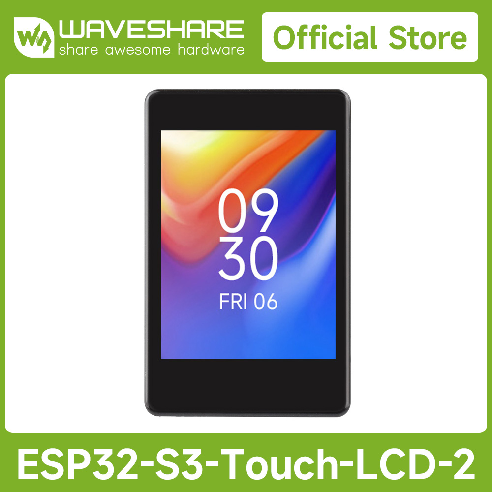 Diy Electronics Kits - Waveshare ESP32-S3 2-Zoll-Touchscreen-Entwicklungsboard, 240 x 320