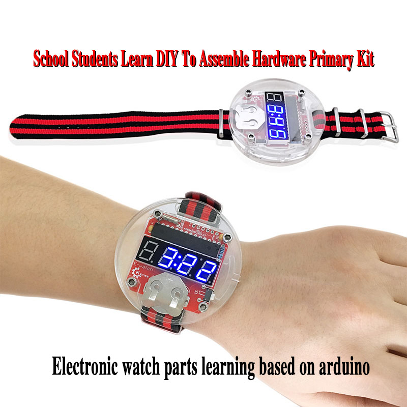 Diy Electronics Kits - Single Chip LED Kit Uhr DIY