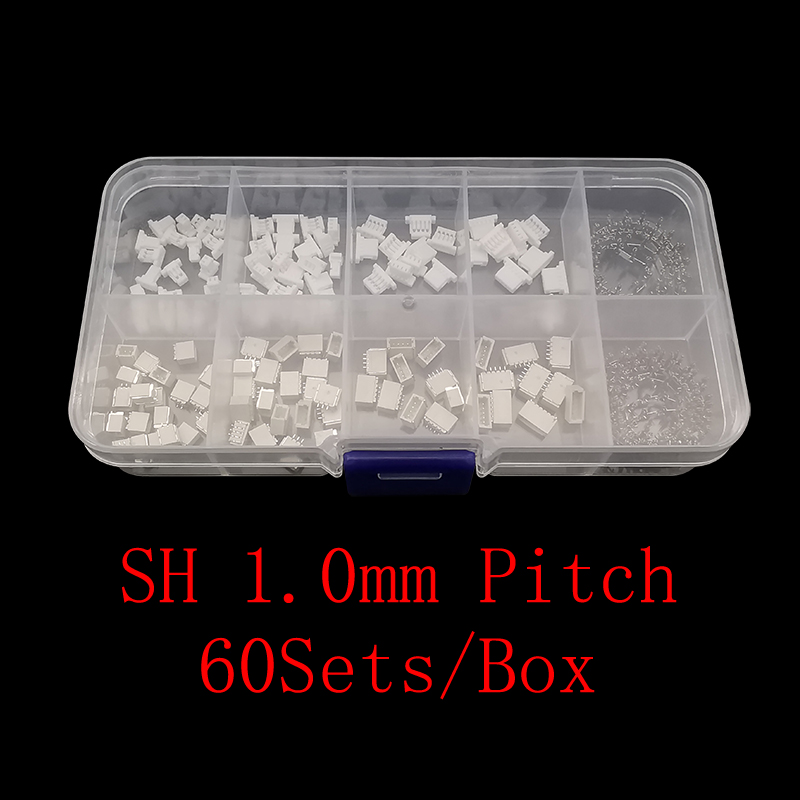 Male Female Header Pin - 60 Sätze/Box JST SH 1,0 mm
