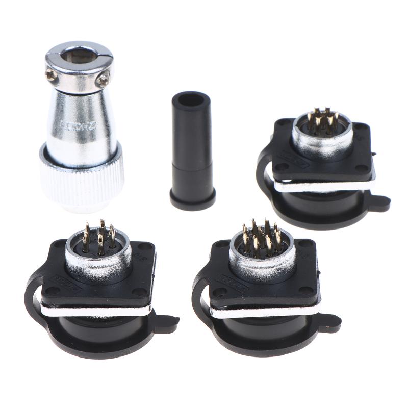 Useful Diy Electronics Projects - Luftfahrt-Steckverbinder-Set mit Metallgehäuse und mehreren Stiften