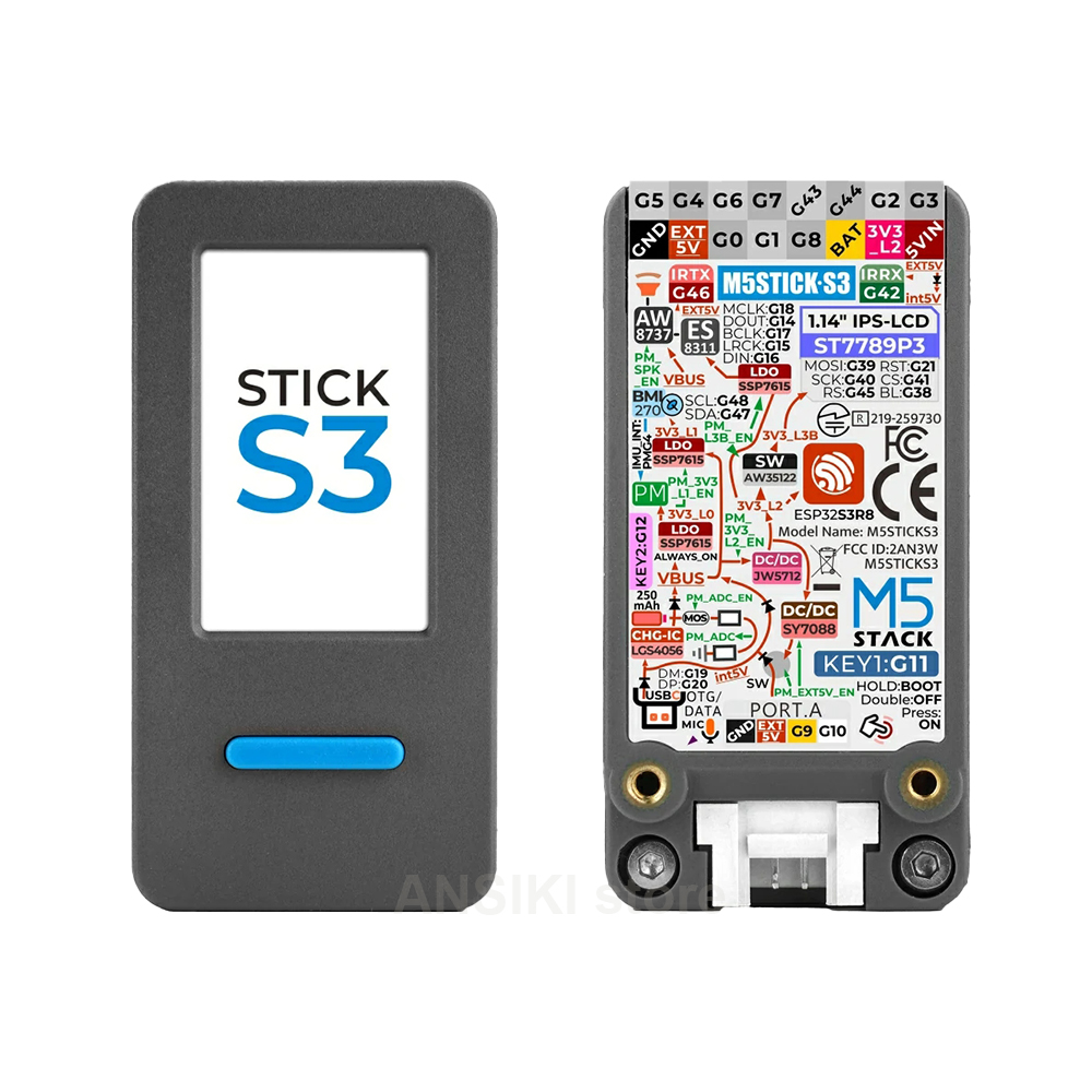 Diy Electronics Kits - M5Stack M5StickS3 ESP32-S3 IoT-Entwicklungskit Tragbar mit