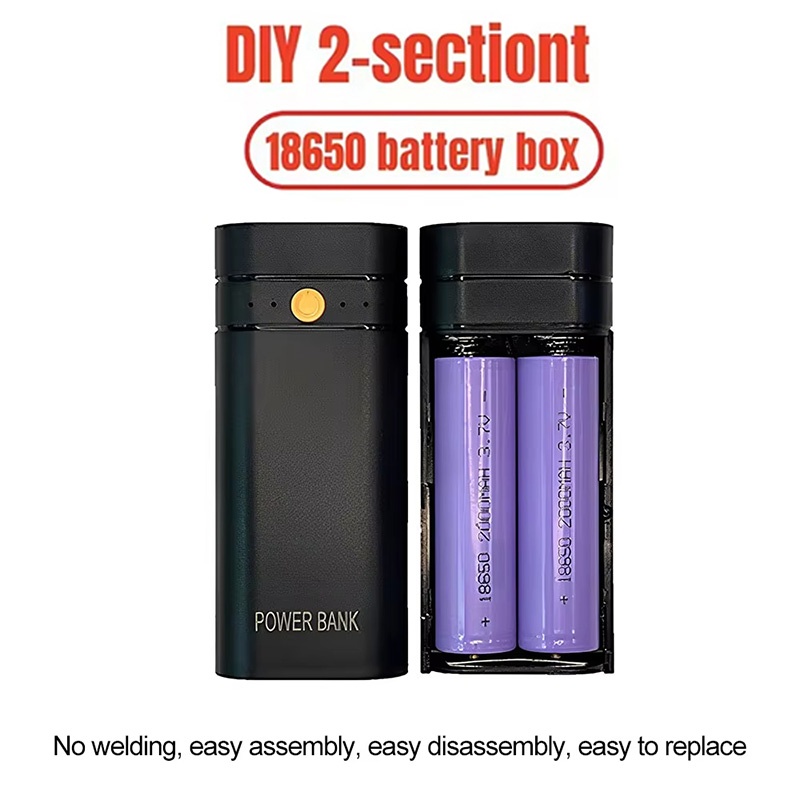 Diy Electronics Storage - DIY Powerbank-Gehäuse für Handy-Ladegeräte, ohne Batterien,
