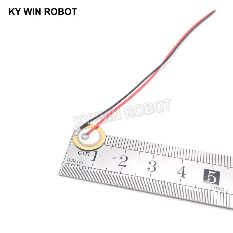 Diy For Electronics - 10 Stück piezoelektrische Piezo-Keramik-Wafer-Platten, Durchmesser 12