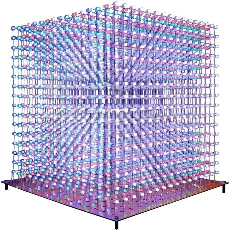 Diy For Electronics - 3 D16mini Lichtwürfel-Kit 16x16x16 Elektronische DIY-Produktionsteile
