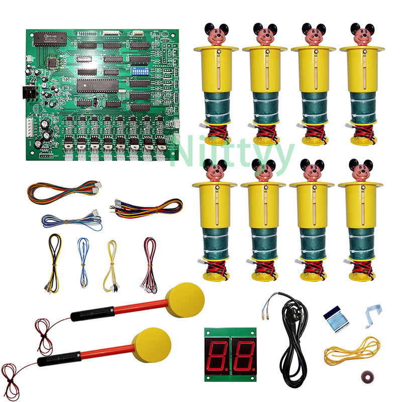 Diy Arcade Electronics Kit - Kinder-Frosch-Kit-Board-Motherboard für münzbetriebene Spiele, Whac-a-Mole-Arcade-Automaten, DIY-Elektronikprojekt-Kit