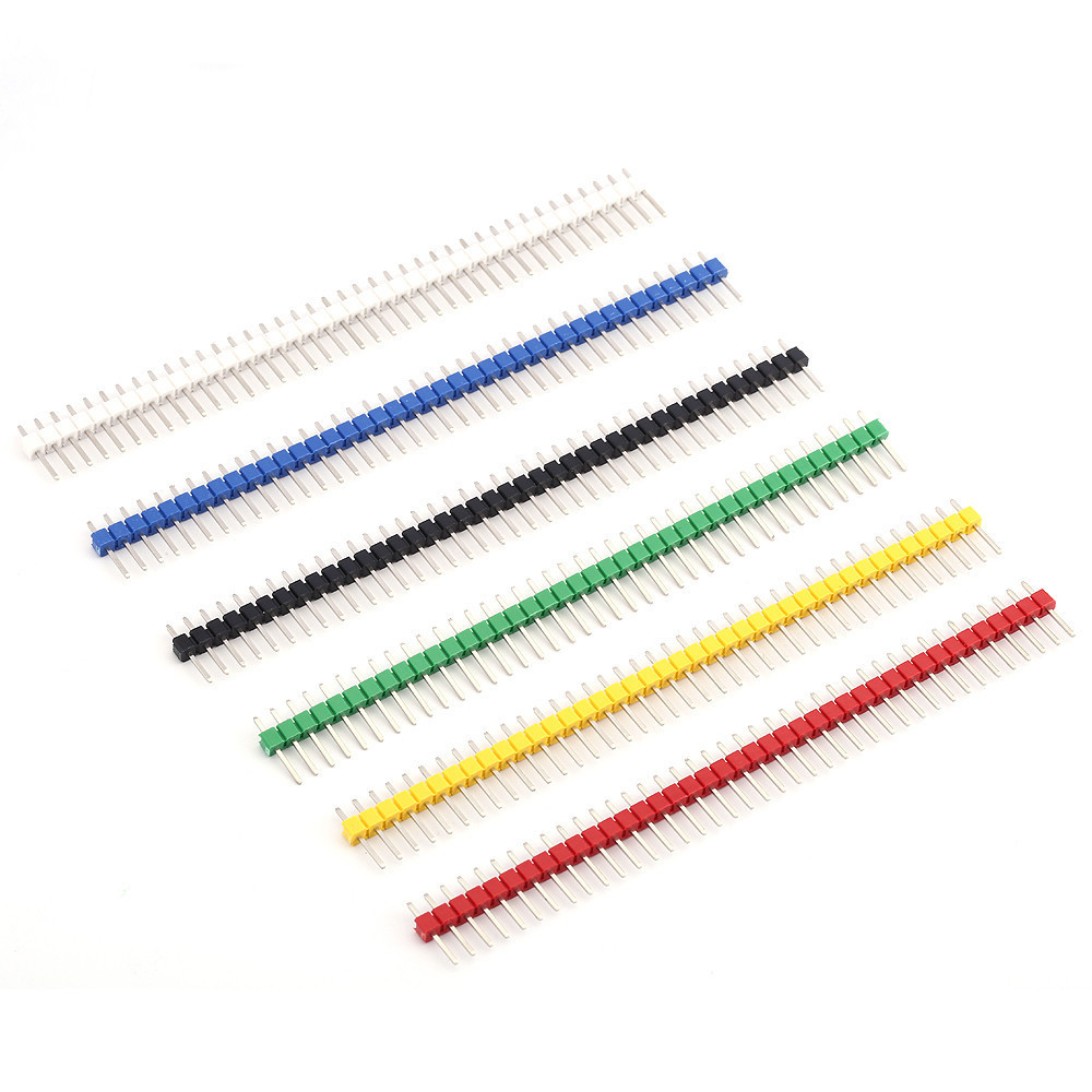 Male Female Header Pin - 10PCS 2,54mm 1X40Pin Einreihige Männliche Zerbrechliche