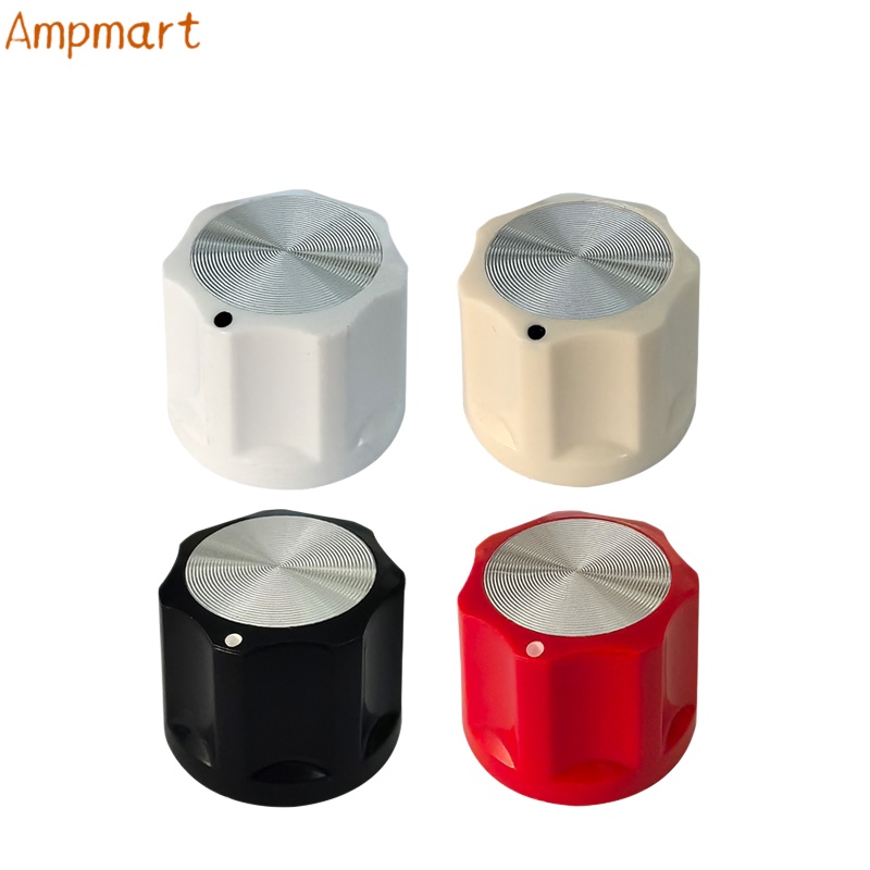 Diy Guitar Electronics Kit - Ampmart 21x16mm Audio-Reglerknopf mit innenliegendem Kupfereinsatz,