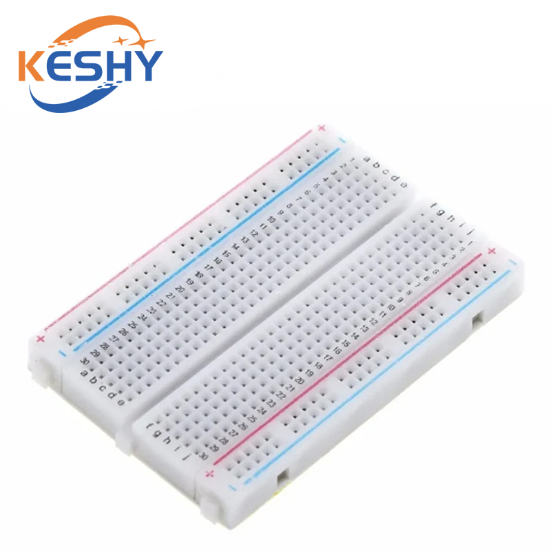 Diy Electronics Breadboard - 400-Kabelpunkte, lötfreies PCB-Steckbrett, Mini-Universal-Test-Protbrett, DIY-Brotbrett, Bus-Testplatine
