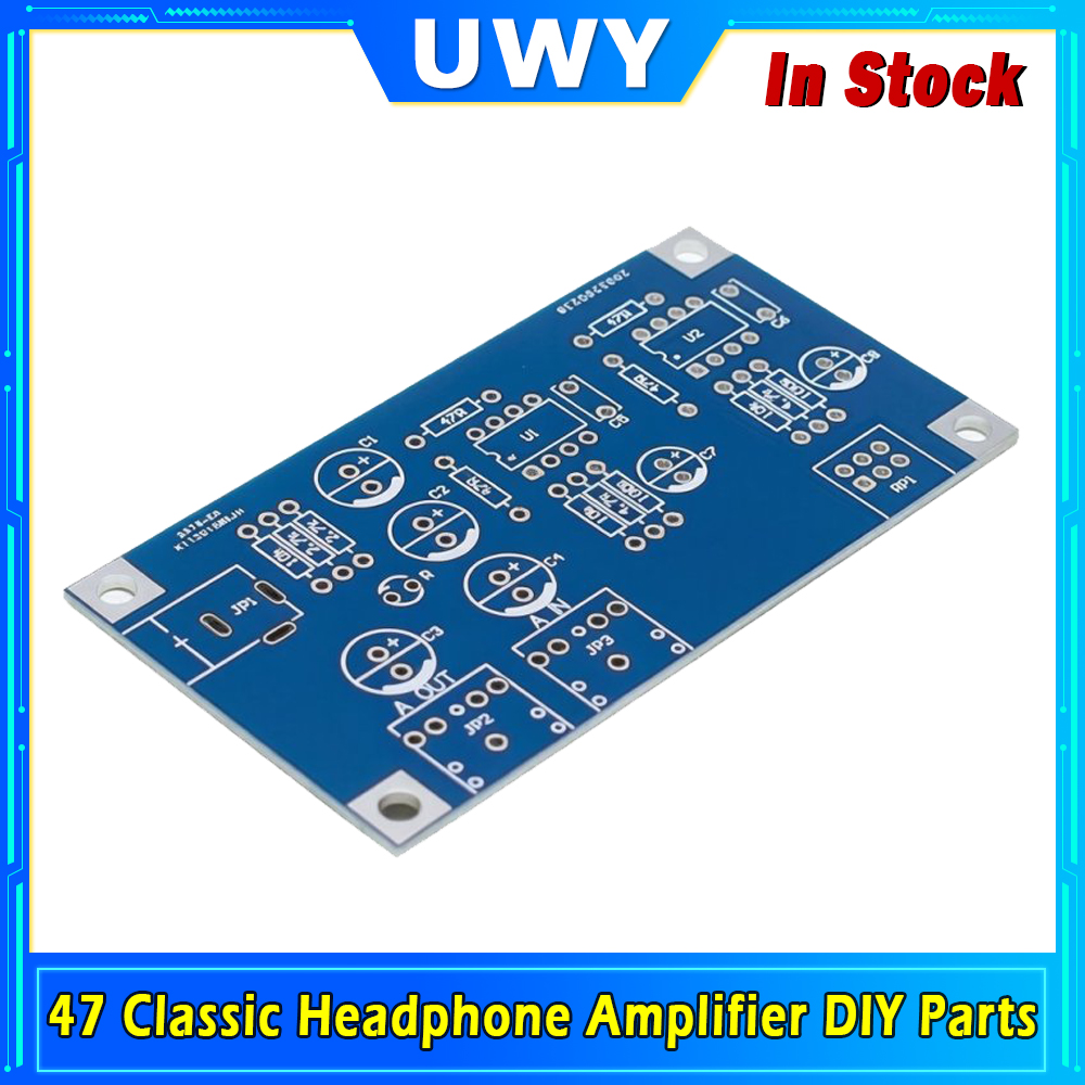 Hobby Diy Electronics Kit - 47 Klassischer Kopfhörerverstärker DIY-Bausatz Doppelte Stromversorgung