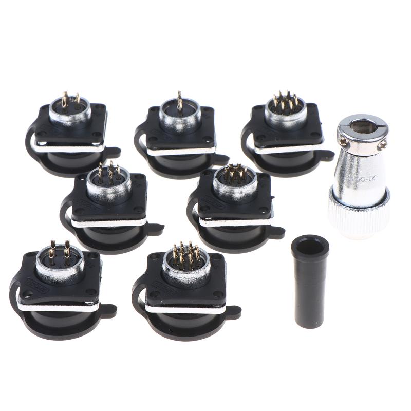Useful Diy Electronics Projects - Luftfahrt-Steckverbinder-Set mit Metallgehäuse und mehreren Stiften