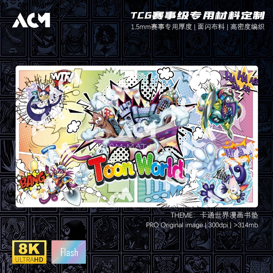 Diy Mouse Electronics - 600x350mm Yu-Gi-Oh! Toon World The Perfect