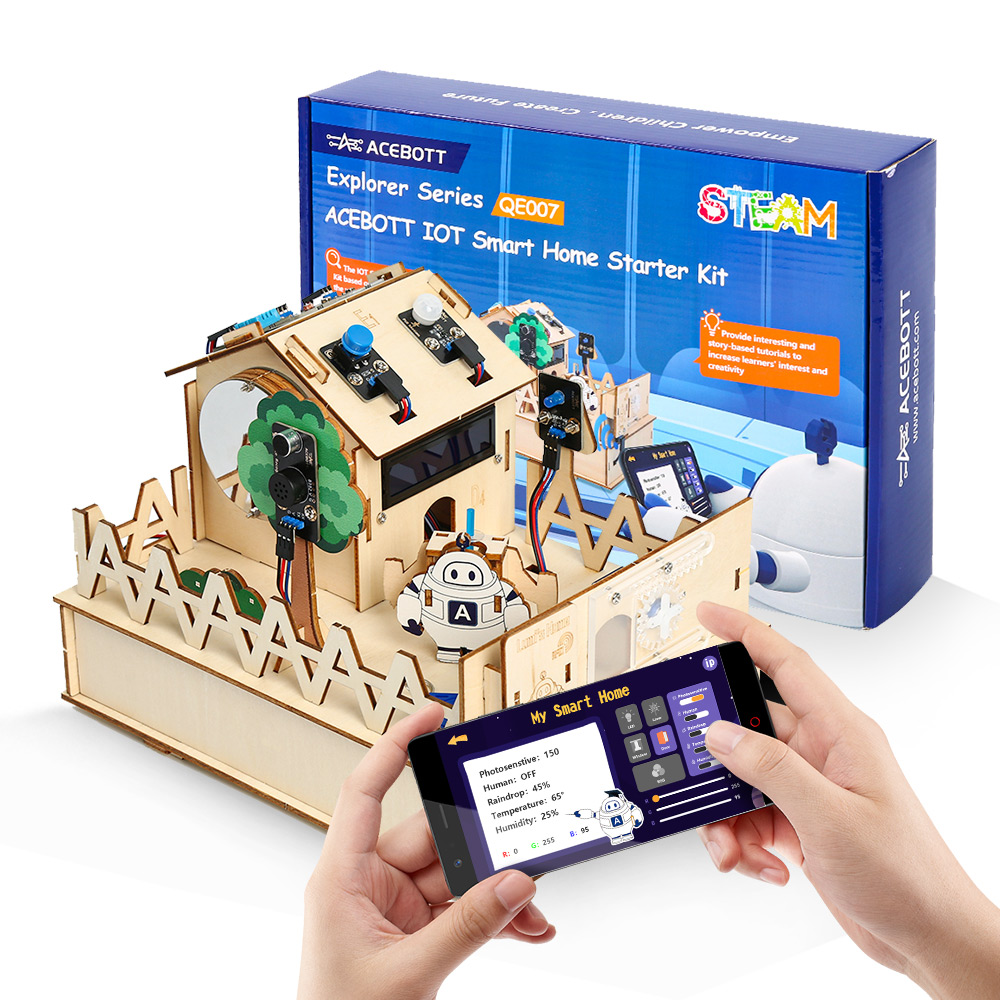 Arduino Uno Starter Kit - Acebott diy smart home kit für