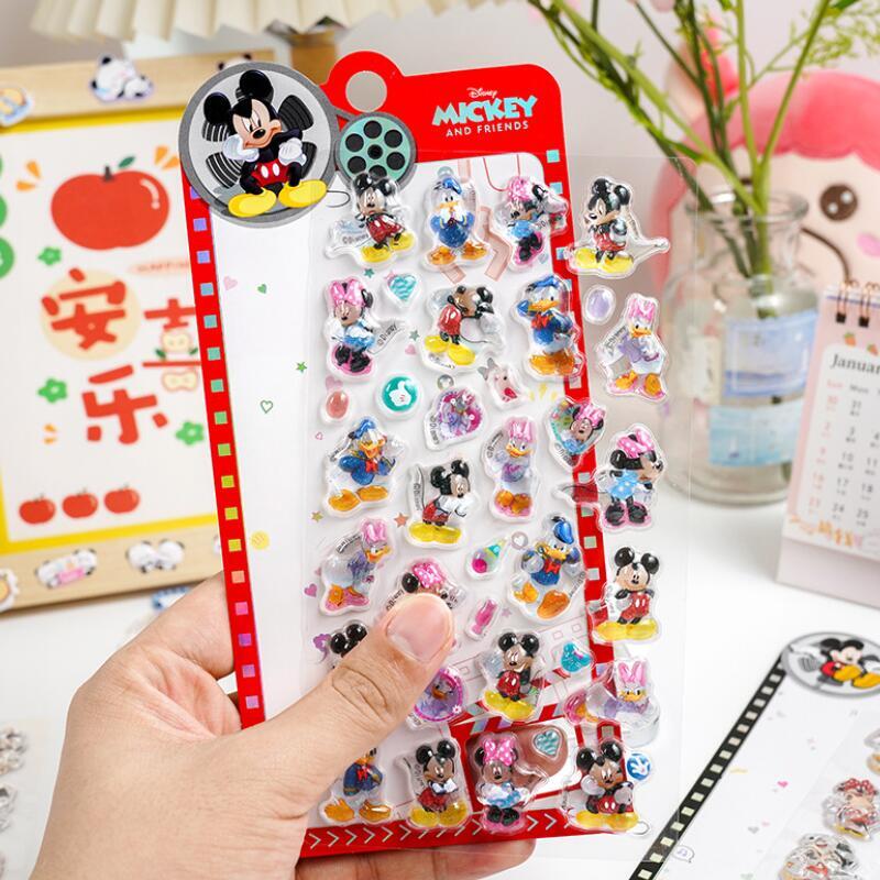 Diy Mouse Electronics - Anime Mickey Mouse 3D Relief Kristall-Aufkleber