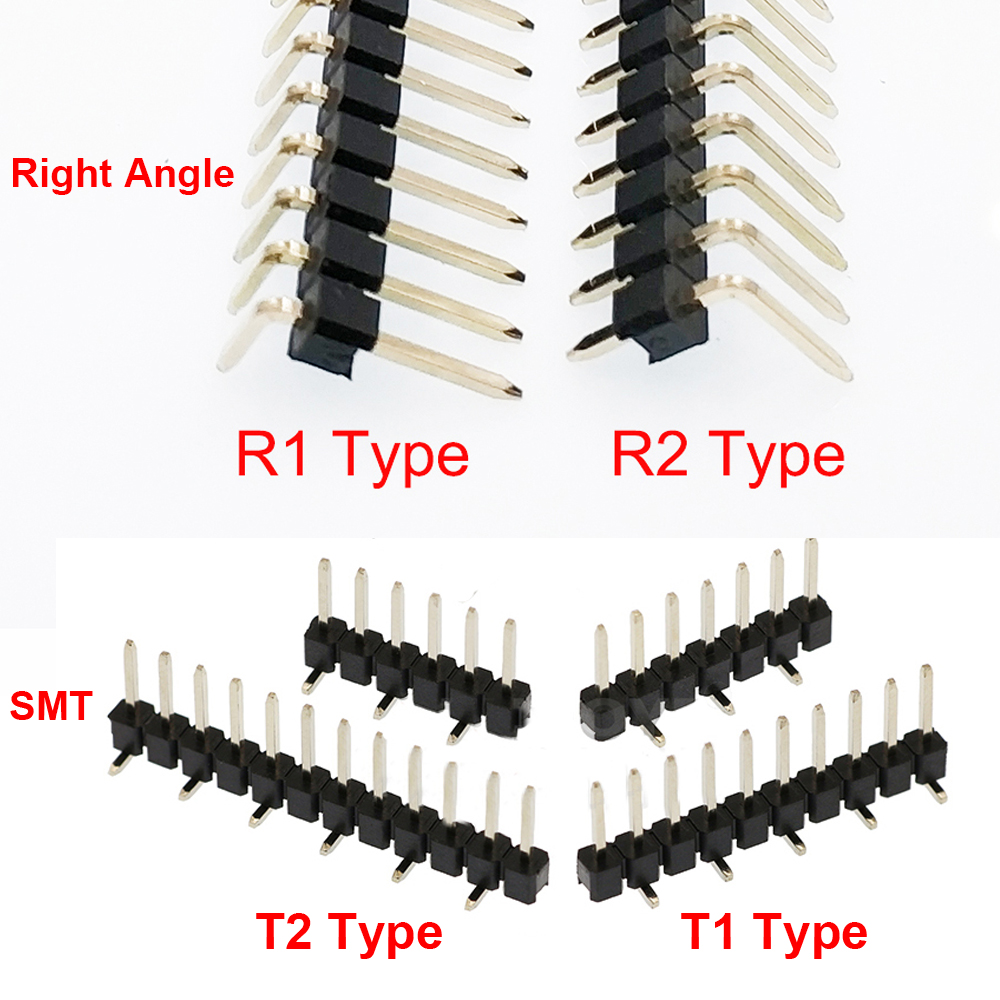 Male Female Header Pin - 100 Stück 2,54 mm einreihig zerbrechlich