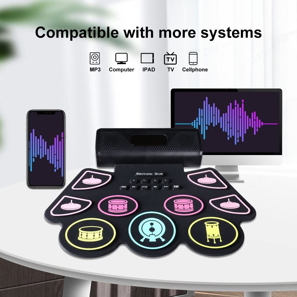 Digital Drum Set Silikon Tragb – Diy Electronics Projects For Adults Bewertung und Preis