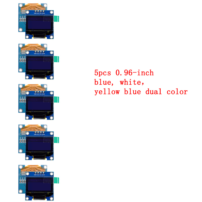 0,96 Zoll Blau-Gelb-Blau Zweif – Oled Display Module Bewertung und Preis