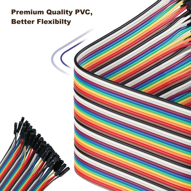40-Pin Dupont Kabel-Set, Flach – Diy Electronics Breadboard Bewertung und Preis