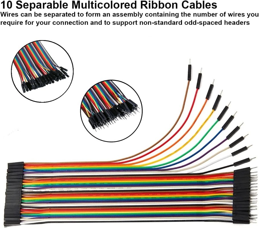 40-Pin Dupont Kabel-Set, Flach – Diy Electronics Breadboard Bewertung und Preis
