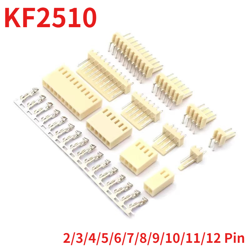 50PCS KF2510 2P 3P 4P 5P 6P 7/ – Male Female Header Pin Bewertung und Preis