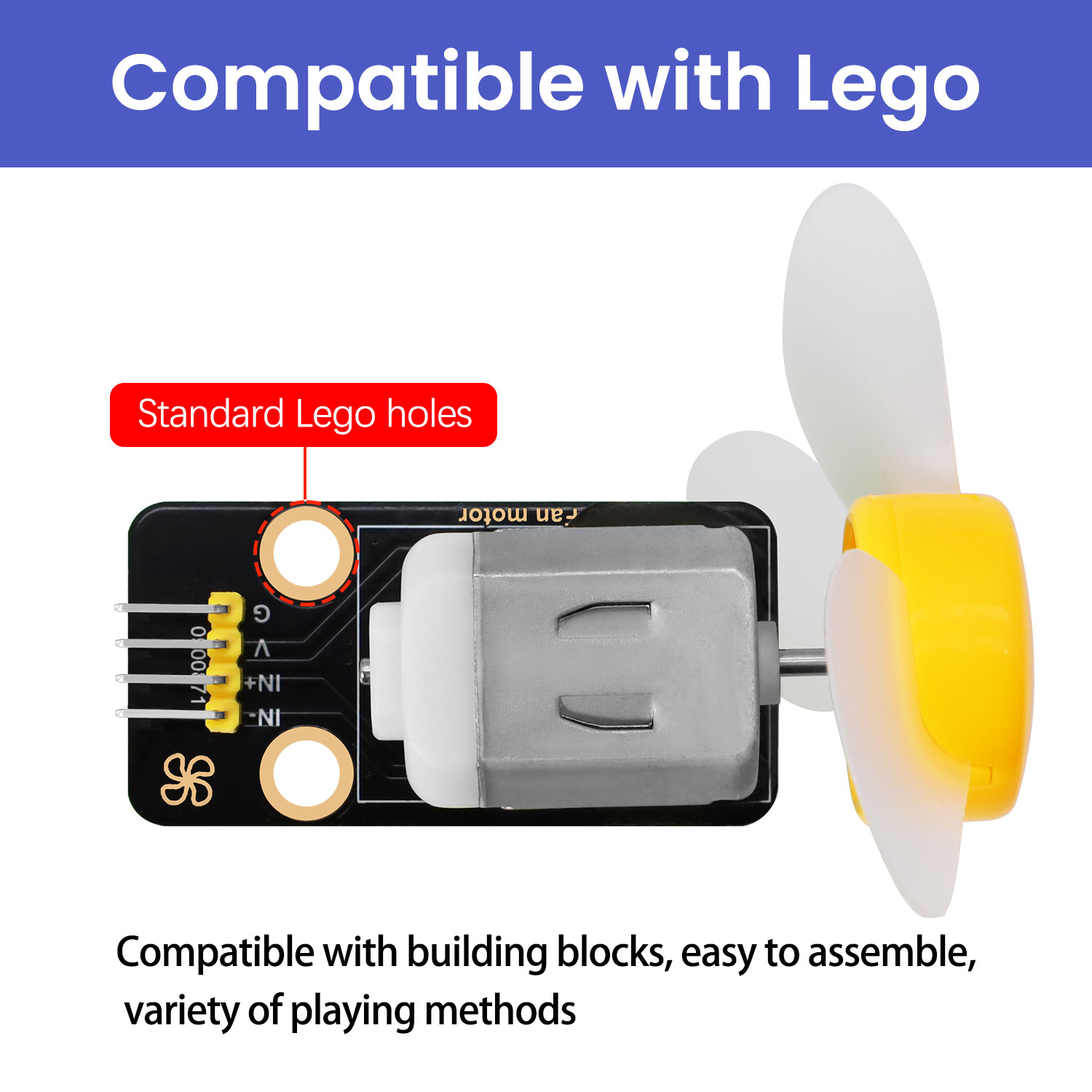 DC 3–6 V 130 Motorlüftermodul  – Diy Lego Electronics Bewertung und Preis