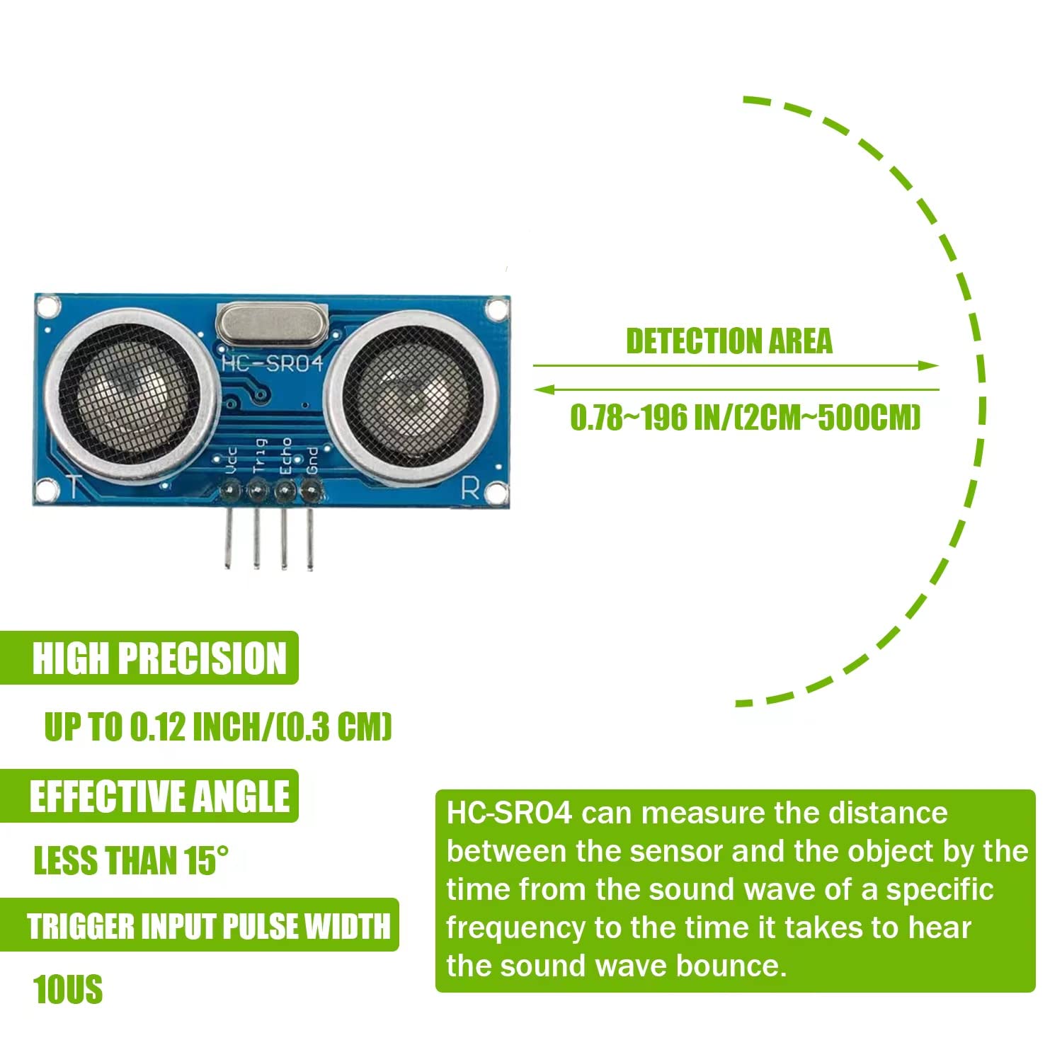 10 Stück HC-SR04 Ultraschallse – Ultrasonic Sensor Hc Bewertung und Preis