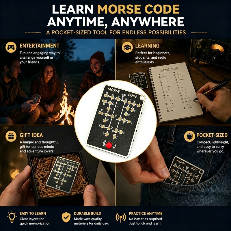 Morsecode-Übungskarte Pro LED- – Diy Electronics Projects For Adults Bewertung und Preis