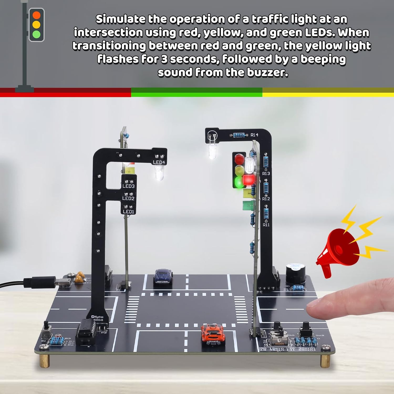 LED-Ampel-Simulator, Lötset mi – Diy Electronics Projects For Adults Bewertung und Preis