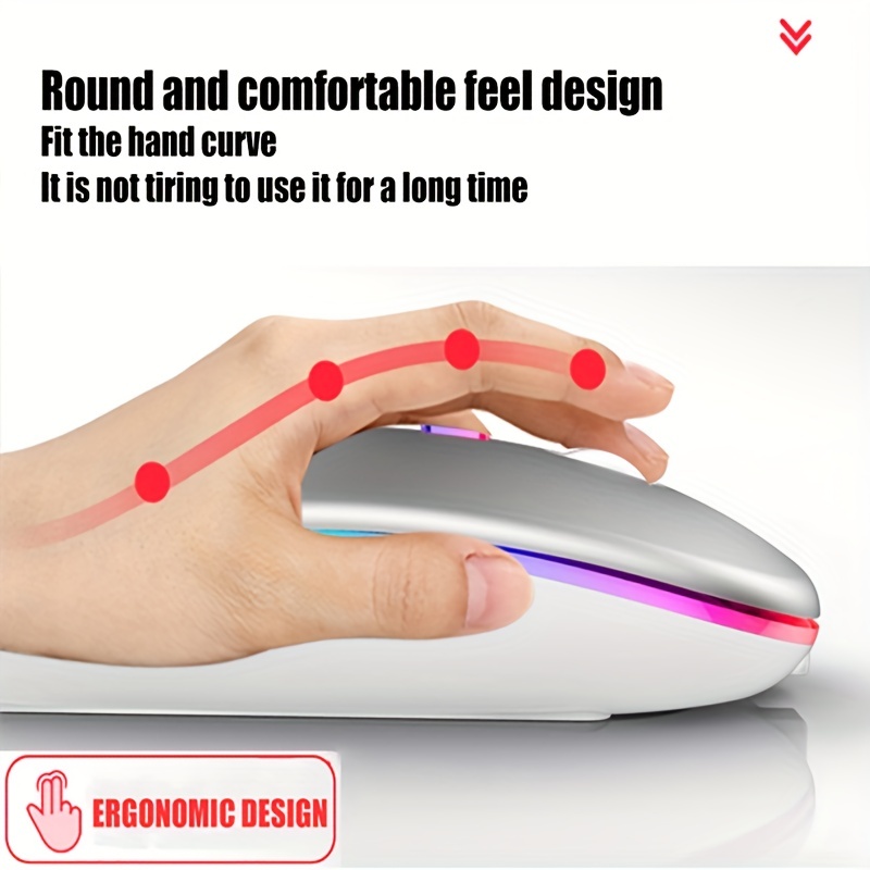 Drahtlose Maus RGB Wiederaufla – Diy Mouse Electronics Bewertung und Preis