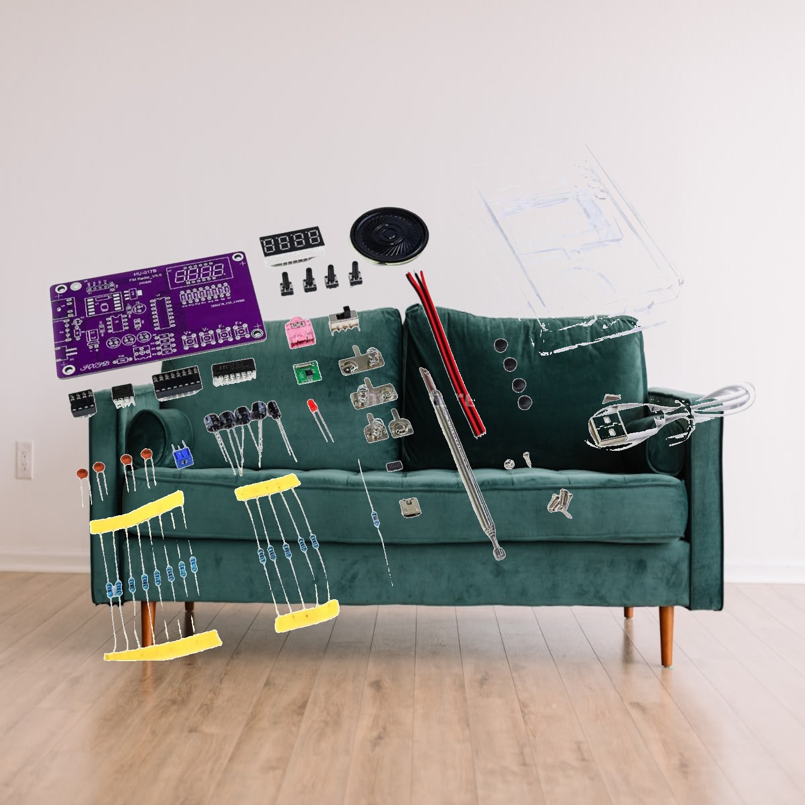 FM-Radio-Bausatz Elektronik-Lö – Diy Electronics Projects For Adults Bewertung und Preis