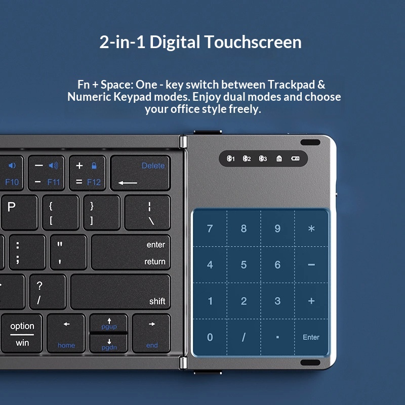 Mengzu Tri Fold kabellose Blue – Diy Mouse Electronics Bewertung und Preis