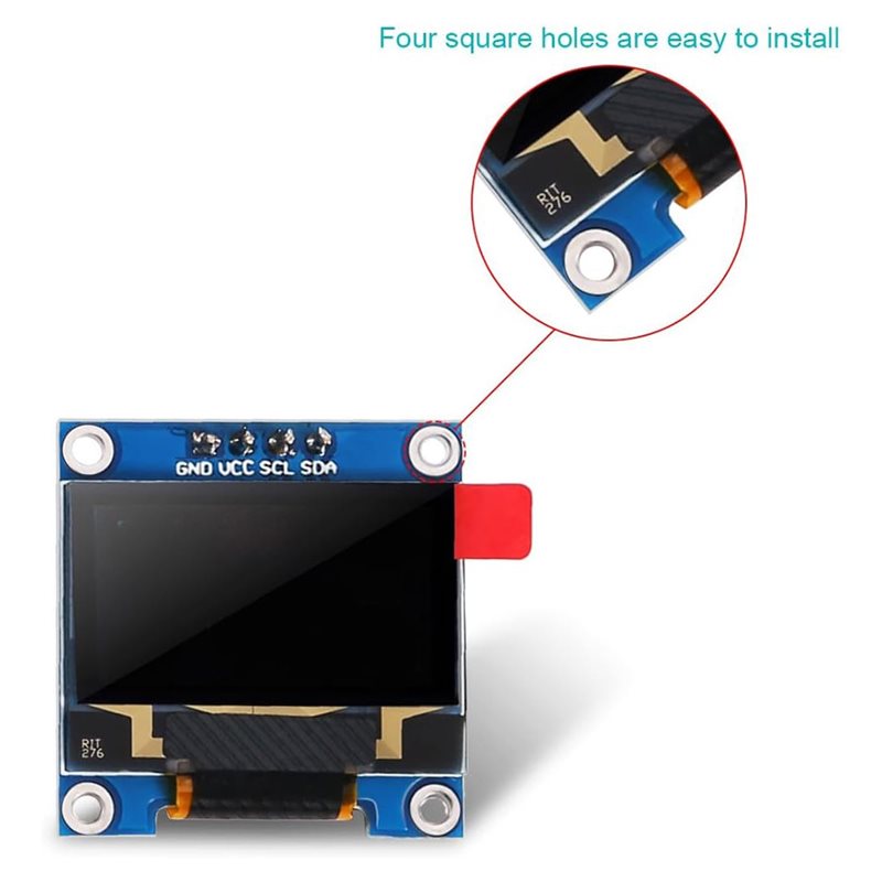 A37T-4Pcs 0,96 Zoll OLED-Anzei – Oled Display Module Bewertung und Preis